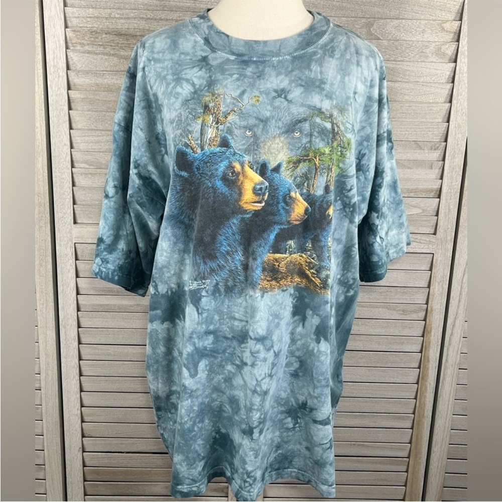 POLAR GRAPHICS USA Vintage Black Bear 100%
Cotton Graphic Tee-XL